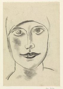 ženská hlava od Leo Gestel