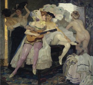 V zákulisí, 1905
