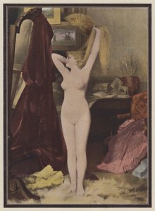 Model (barva lito) od Leon Auguste Cesar Hodebert
