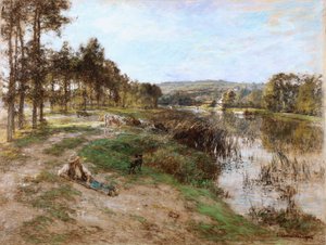 Na březích Marny, 1904 od Leon Augustin Lhermitte