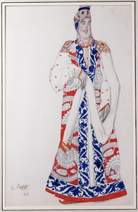 Kostýmní návrh pro "Moskwa", 1922 od Leon Bakst