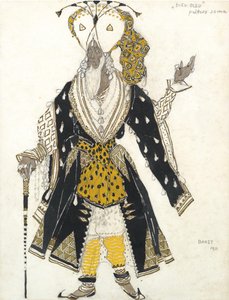 Kostýmní návrh pro Balet Blue God od R. Hahna, 1911 od Leon Bakst