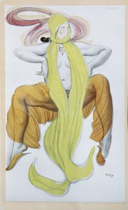 Kostýmní návrh pro Ballet La Légende de Joseph od R. Strausse, 1914 od Leon Bakst