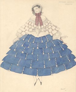 Kostýmní návrh pro balet Karneval R. Schumanna, 1910. od Leon Bakst