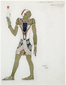 Návrh kostýmů pro balet Hélène de Sparte od E. Verhaerena a D. de Séveraca, 1912 od Leon Bakst