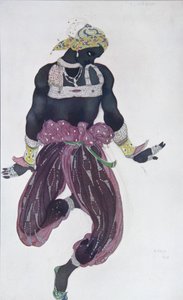 Návrh kostýmů pro balet Šeherezáda od N. Rimského-Korsakova, 1910 od Leon Bakst