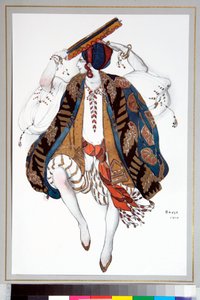 ""Židovská tanečnice"" Kostým navržený Leonem Bakstem (1866-1924) pro balet ""Cleopatre"" od Ballets Russes od Leon Bakst