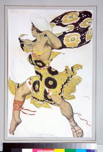 Phobos. Kostým pro balet "Narcis" od Leon Bakst