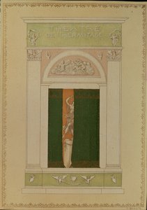 Playbill Cover for Contemporary Ballet, 1902 od Leon Bakst
