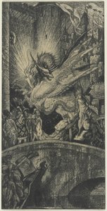 Studie pro jevištní scénu od Leon Bakst