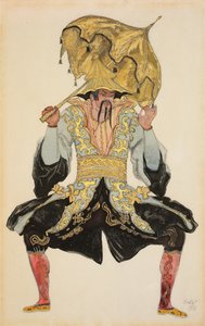 Čínský mandarín, kostýmní návrh pro "Sleeping Beauty", 1921 od Leon Bakst