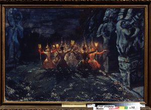 Siamský svatý tanec od Leon Bakst