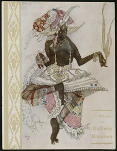 Titulní strana programu Suvenýr pro Ballets Russes od Leon Bakst