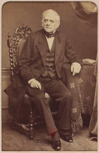 Portrét skladatele Daniel-Francois-Esprit Auber (1782-1871), Cremiere, Leon (1831-1913). Foto albuminu. Soukromá sbírka