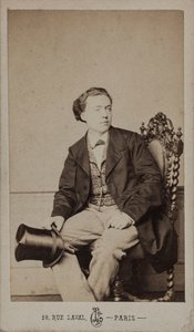 Portrét skladatele Louise Diémera 1843-1919, c. 1875.