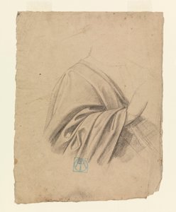 Kresba, studie drapérie, 1886-92 od Leon Dabo