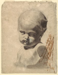 Kresba, Studie dětské busty (ze sádrového odlitku), 1881-92 od Leon Dabo