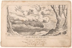 Juno ve svém voze se vrací na Olymp Le Fable de Calisto (název série) Myth of Callisto (název série)