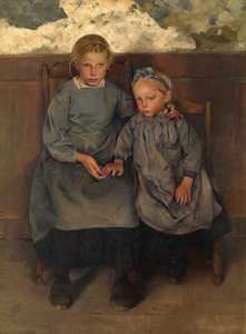 Dvě Valonské venkovské dívky od Leon Henri Marie Frederic