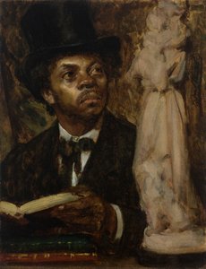 Portrét znalce umění, možná Ira Aldridge (olej na plátně)