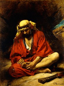 Arab, který si trhá trn z nohy, od Leon Joseph Florentin Bonnat