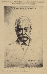 Ferdinand de Lesseps (1805-1894), francouzský podnikatel a stavitel kanálů od Leon Joseph Florentin Bonnat