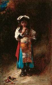 Rozbitý džbán (olej na plátně) od Leon Joseph Florentin Bonnat
