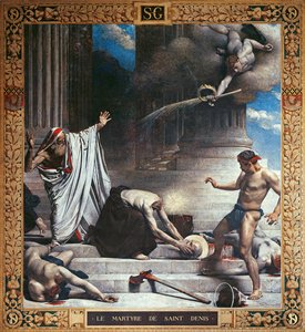 Umučení sv. Denise (nástěnná malba)