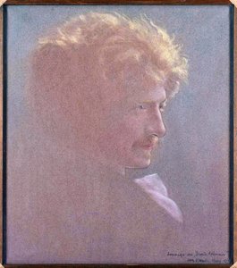 Portrét Ignacyho Jana Paderewského (1860-1941) (Pocta Velkému pólu) od Kaufmanna, Leona (1872-1933). olej na plátně od Leon Kamir Kaufman