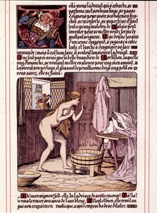Ilustrace románu Honore de Balzaca „La Mye du Roy“ od Leona Lebeguea (1863-1944)