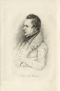 Portrét Victora Huga 1802-1885 od Leon Noel