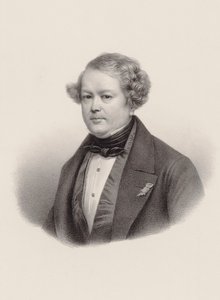 Portrét skladatele Auguste-Mathieu Panserona 1796-1859, 1850. od Leon Noel