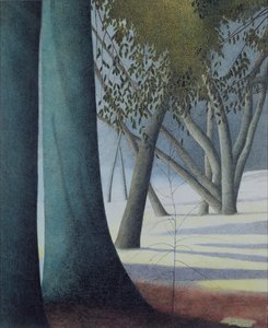 Bukové kmeny od Leon Spilliaert