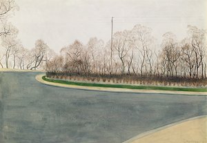 Opuštěná cesta od Leon Spilliaert