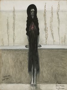 Pózování, samota od Leon Spilliaert