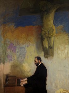 Portrét Felixe Jasienského (1861-1929) u Varhan