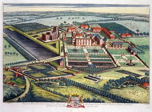 Staunton Harold v hrabství Leicester vyrytý Johannesem Kipem (asi 1652-1722) od Leonard Knyff