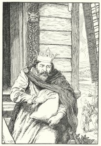 Ukradl tři pecky ječmenné moučky (rytina) od Leonard Leslie Brooke
