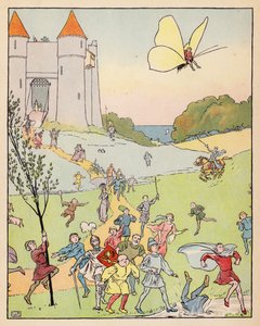 Ilustrace k filmu Tom Thumb (barevná litografie) od Leonard Leslie Brooke