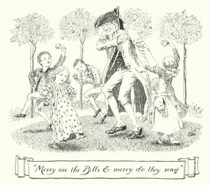 Veselé jsou zvony a veselé by zvonily (rytina) od Leonard Leslie Brooke