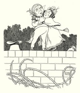 Pan a paní Discobbolos (litho) od Leonard Leslie Brooke