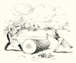 Vidět, vidět, Margery Daw (rytina) od Leonard Leslie Brooke