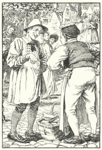Simple Simon (rytina) od Leonard Leslie Brooke