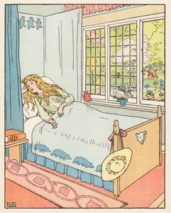 Tři medvědi (barevná litografie) od Leonard Leslie Brooke