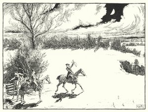 Byli tam tři žoviální Velšané (rytina) od Leonard Leslie Brooke