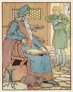 Tom Thumb (barevná litografie) od Leonard Leslie Brooke