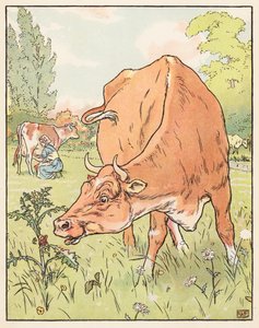 Tom Thumb (barevná litografie) od Leonard Leslie Brooke