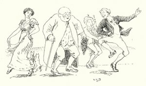Tom byl syn dudáku (rytina) od Leonard Leslie Brooke