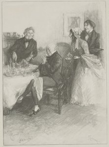 Bez názvu, konec 19.-začátek 20. století (dřevoryt) od Leonard Raven Hill