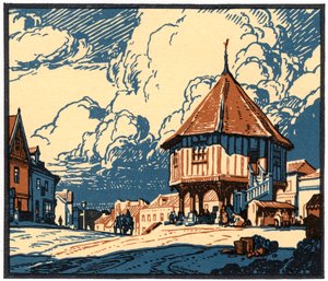 The Market Cross, Wymondham, Norfolk, počátek 20. století. od Leonard Russell Squirrell